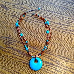 Southwestern necklace.